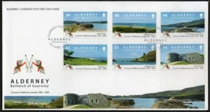 Estampillas de Alderney 2008 25 años de Alderney FDC - Imagen 1 de 1