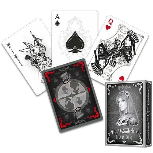 Mazzo di carte Alice of Wonderland deck - Silver - Mazzi di carte da gioco