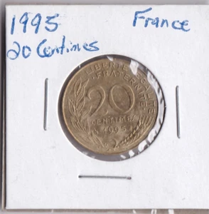 1995 France 20 Centimes - Picture 1 of 2