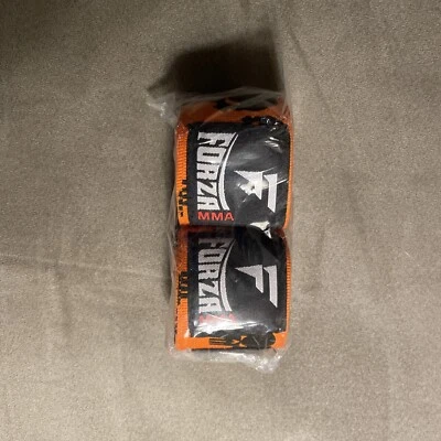 Forza Sports Mexican Style Boxing and MMA Handwraps - Orange - Image 1 of 4