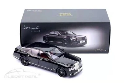 1/18 Almost Real Bentley Mulsanne 2017 Metal Diecast Model Car Gold/Black  - Image 1 of 4