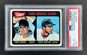1965 Topps #477 Steve Carlton RC (Cardinals) PSA 4 ¡Centrado en muy buen estado! ¡NUEVA LOSA! - Imagen 1 de 2