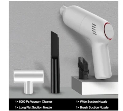 Aspiradora Inalámbrica de Mano para Coche, con Batería Integrada. Foto 1 de 4