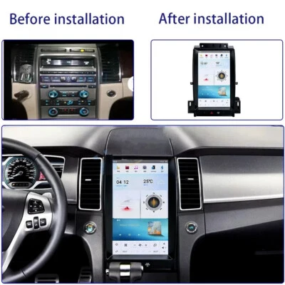 NEW 13.6" HD Car Radio GPS Navigation Android 4+64GB For Ford Taurus 2010-2018 - Image 1 of 4