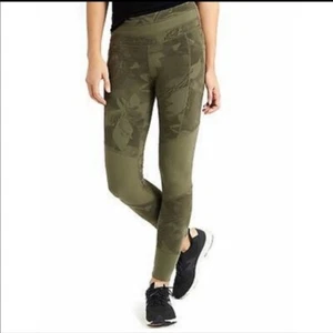 Leggings aderenti Athleta Tropical Excursion verde floreale taglia XXS - Foto 1 di 8