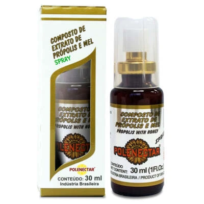 Polenectar Green Bee Propolis Spray Mucous Tissue Anti-Inflammatory 30ml NEW - Image 1 of 2
