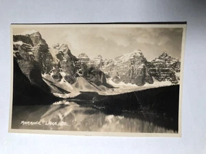 Vintage Moraine Lake Byron Harmon #72 Real Photo Postcard - Imagen 1 de 2