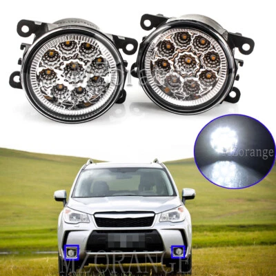 2x LED Fog Light Lamps For Mitsubishi Lancer Pajero Challenger Mirage I-Miev ASX - image 1 of 4