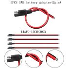 Black Red Sae Extension Cord Connector 15/30Cm 5Pcs Diy Cable High Quality