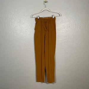 Lululemon Women 2 Yellow Spiced Bronze Keep Moving Pant 7/8 High Rise Pockets - Picture 1 of 10