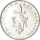 [#760323] Coin, VATICAN CITY, Paul VI, 100 Lire, 1977, AU(55-58), Stainless Stee