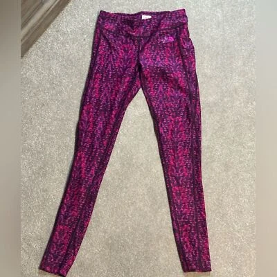 Leggings para mujer The North Face rosa estampado 7/8 talla XS Foto 1 de 4