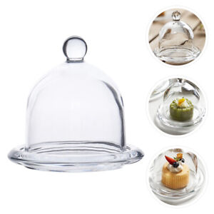 Glass Cake Stand with Dome Cover & Serving Tray (60 characters)
