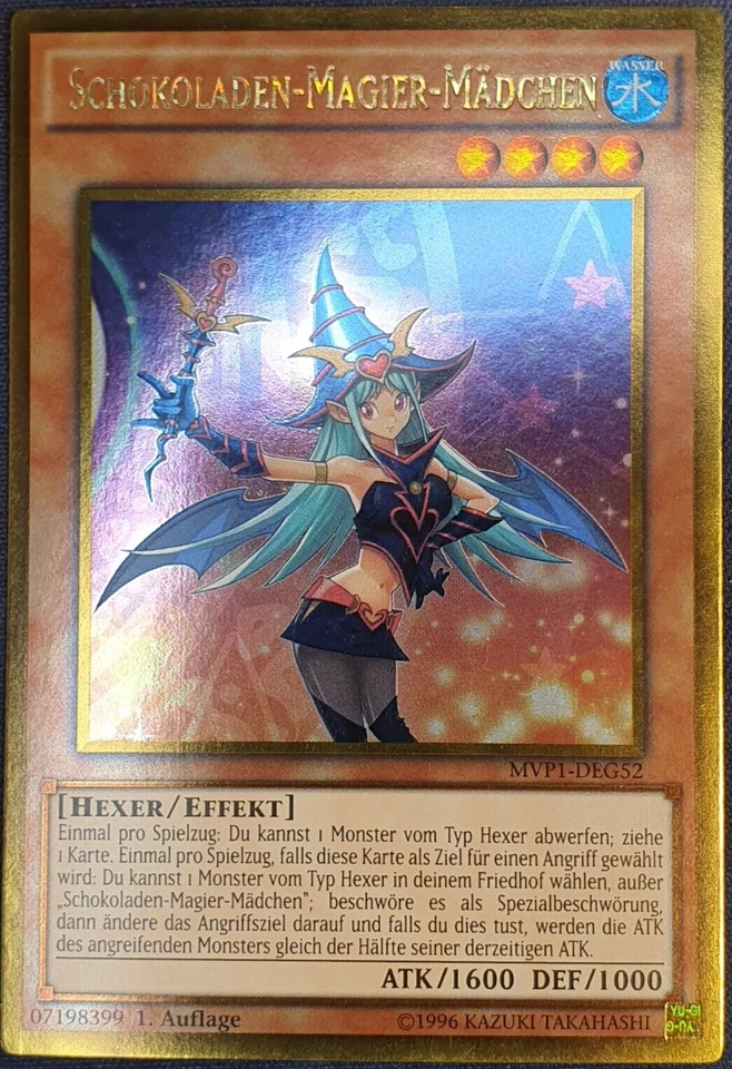 Schokoladen Magier Mädchen 1. Auflage Neu! Gold Ultra Rare Yugioh Deutsch MVP1 - Bild 1 von 1