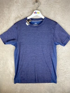 Uniqlo T-Shirts Tee Top Size M Womens Blue Short Sleeve Activewear Sports - Picture 1 of 10