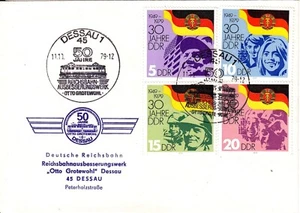 11158/ DDR 1979 – Sonderstempel – 4500 Dessau 1 - 50 Jahre RAW Dessau - Picture 1 of 1