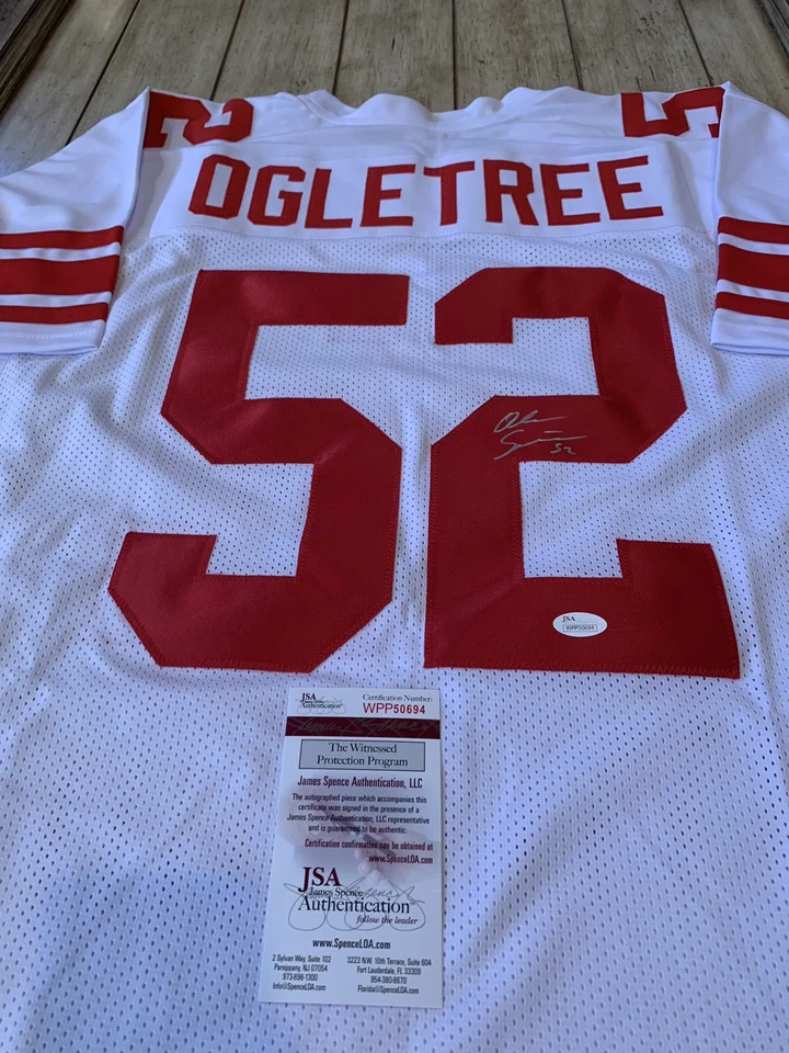 Alec Ogletree Autographed/Signed Jersey JSA COA New York Giants - Image 1 of 4