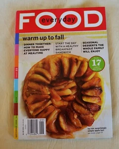 Martha Stewart's Everyday Food Magazine September 2005 Issue #25 Warm Up to Fall - Picture 1 of 10