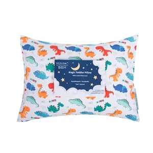 Toddler Pillow with Adorable Pillowcase – Soft, Natural & Hypoallergenic – 13x18 - Picture 1 of 7