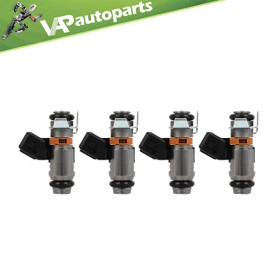4x Inyectores de combustible para Ford Fiesta 2003 2004 2005 2006 2007 2008 2009 2010 1,6 L Foto 1 de 4