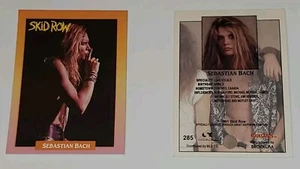 1991 Brockum RockCards #285 Sebastian Bach Skid Row Rock 🎸 Metal Band Cards # - Picture 1 of 12