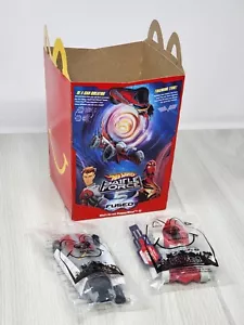 2010 Hot Wheels Battle Force 5 McDonalds Happy Meal 2 Toys NIP With Box - Picture 1 of 6