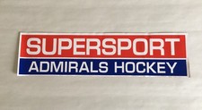 Vintage Milwaukee Admirals Supersport Bumper Sticker 15" Decal Hockey IHL