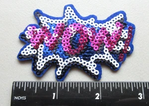 WOW! IRON ON PATCH FOR CRAFTS CLOTHING HAT JACKET VEST HANDBAGS PURSES - Picture 1 of 5