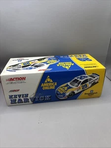 KEVIN HARVICK 2001 AOL AMERICA ONLINE #29 ROOKIE 1/24 ACTION DIECAST - Picture 1 of 17