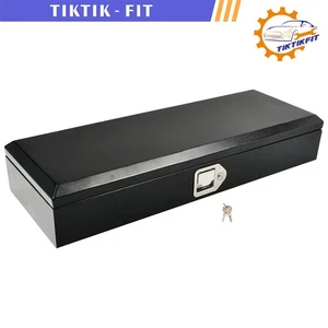 Steel 35"X13"X6.4" Toolbox Pickup Trailer Truck Bed Storage Tool Box w/ Lock - Picture 1 of 8