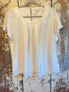 Boden Silk Blend Short Sleeve Blouse Top, size 14 - Picture 1 of 6