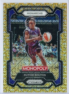 2024 Panini Prizm Monopoly WNBA 14 Ruthie Bolton Gold Millionaire Shimmer /500 - Picture 1 of 2