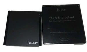 Julep Feels Like Velvet Full-Coverage Eyeshadow Duo New In Box Sequins&Showtime - Picture 1 of 2