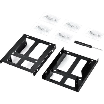 SSD Einbaurahmen für 2 5 auf 3 5 Zoll Festplatten Adapter Halterung - Bild 1 von 4