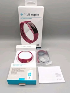 Fitbit Inspire FB412BYBY Braccialetto Fitness Tracker S/P & L/G - Sangria - Foto 1 di 6