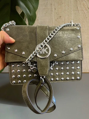 Michael Kors Greenwich Pequeño Verde Bandolera Bolso de Hombro Cartera Bolso de Mano MK Dama Foto 1 de 4