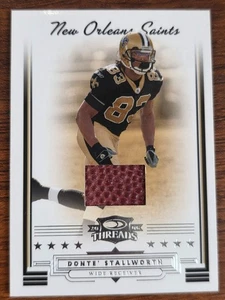 Donruss Threads 2006 - Balones de fútbol #65 Donte Stallworth/250 Saints - Imagen 1 de 2