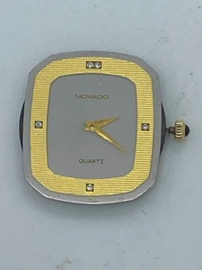 MOVADO ZENITH 31.5 ETA 950.001 watch movement with DIAL working - Foto 1 di 3