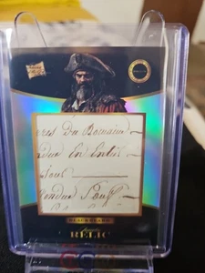 BLACKBEARD POTP PIRATES EDITION JUMBO HANDWRITTEN RELIC - Picture 1 of 4