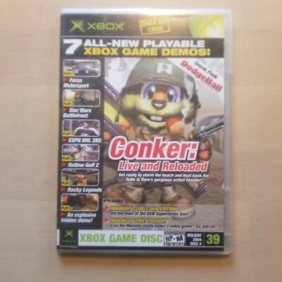 Official Xbox Magazine OXM Demo Disc #39 Conker: Live and Reloaded Holiday 2004 - Image 1 of 4