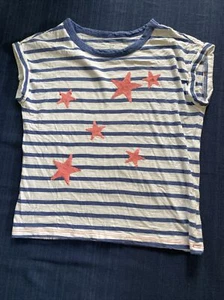 Gap Kids Girls T-shirt Large With Reversible Sequin stars (pink or Red) - Picture 1 of 3