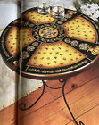 Autralian Folk Art Magazine Excerpt: Floral Patio Table by Lyn Foster