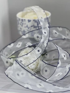 40mm Breit 5m Länge Schleifenband Geschenkband Dekoband Drahtkante Artfleur - Bild 1 von 1