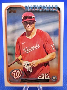 2024 TOPPS SERIES 2 #496 ALEX CALL SSP GOLDEN MIRROR VARIATION WASH NATIONALS - Picture 1 of 2