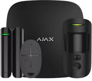 Ajax Funkalarmanlage StarterKit CAM / GSM Sicherheitsanlage mit VIDEO, Schwarz - Bild 1 von 7
