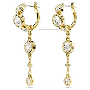 New Authentic Imber drop earrings Round cut, White, Mixed metal finish 5680097 - Picture 1 of 5