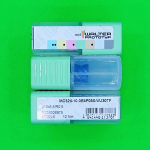 WALTER ConeFit  Ø 10,0mm Z4 R0,5 № MC326-10.0E4P050-WJ30TF VHM Fräskopf 3 Stück - Bild 1 von 8