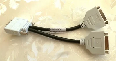 Adapterkabel, Compupack Splitter DMS-59 auf 2x DVI Monitor - Bild 1 von 4