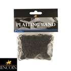 LINCOLN PLAITING BANDS – BLACK – Horse/Pony, Mane, Tail, Showing – FREE P&P