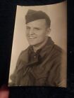 Zweiter Weltkrieg US-Armee Soldat Porträt RPPC nicht identifiziert